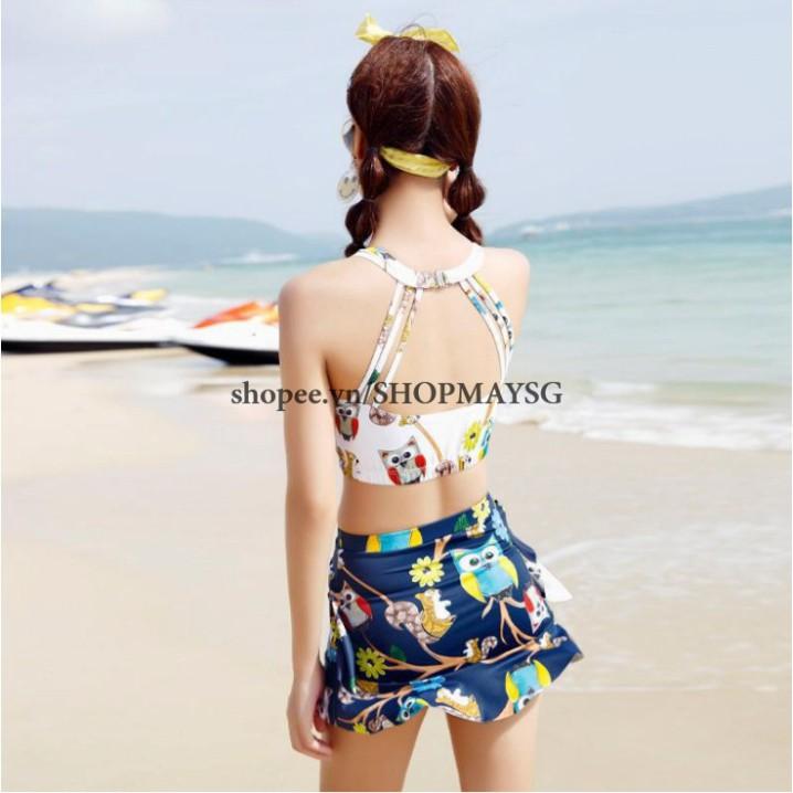 Bikini 2 Mảnh Sắc Màu Phong Cách Hàn Quốc - AT015 Shop Mây SG (bikini đồ bơi)