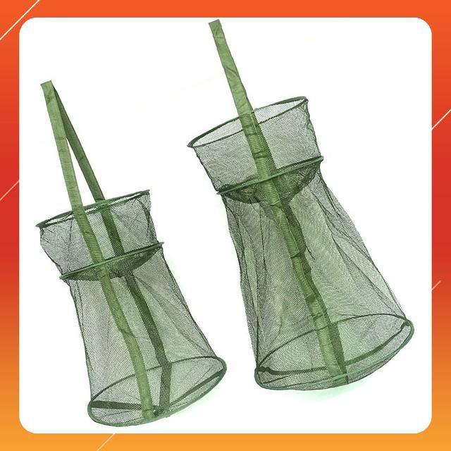 Giỏ đựng cá hình chum 3 tầng đi câu xanh đồ câu 99