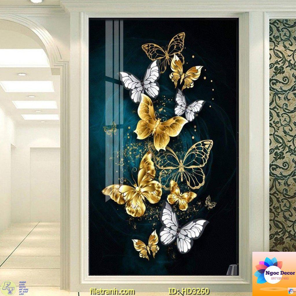 Tranh đơn tráng gương decor trang trí phòng khách, phòng làm việc