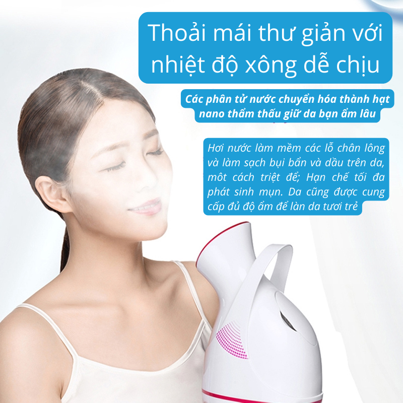 Máy Xông Mặt Phun Sương Nano Giữ Ẩm Làm Sạch Da Mặt 100mL KONKA KZ-X6(WE) - Hàng Chính Hãng