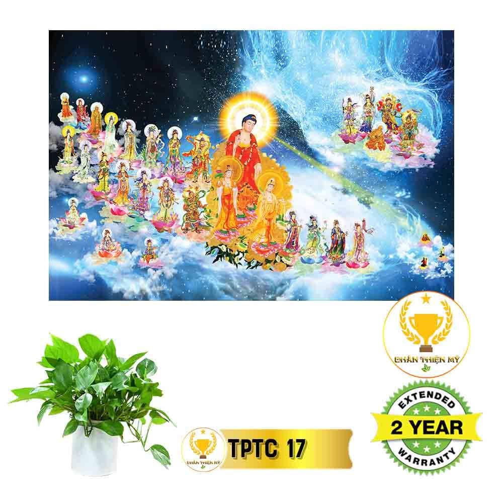 Tranh Tây Phương Thánh Chúng có khung_TPTCK2