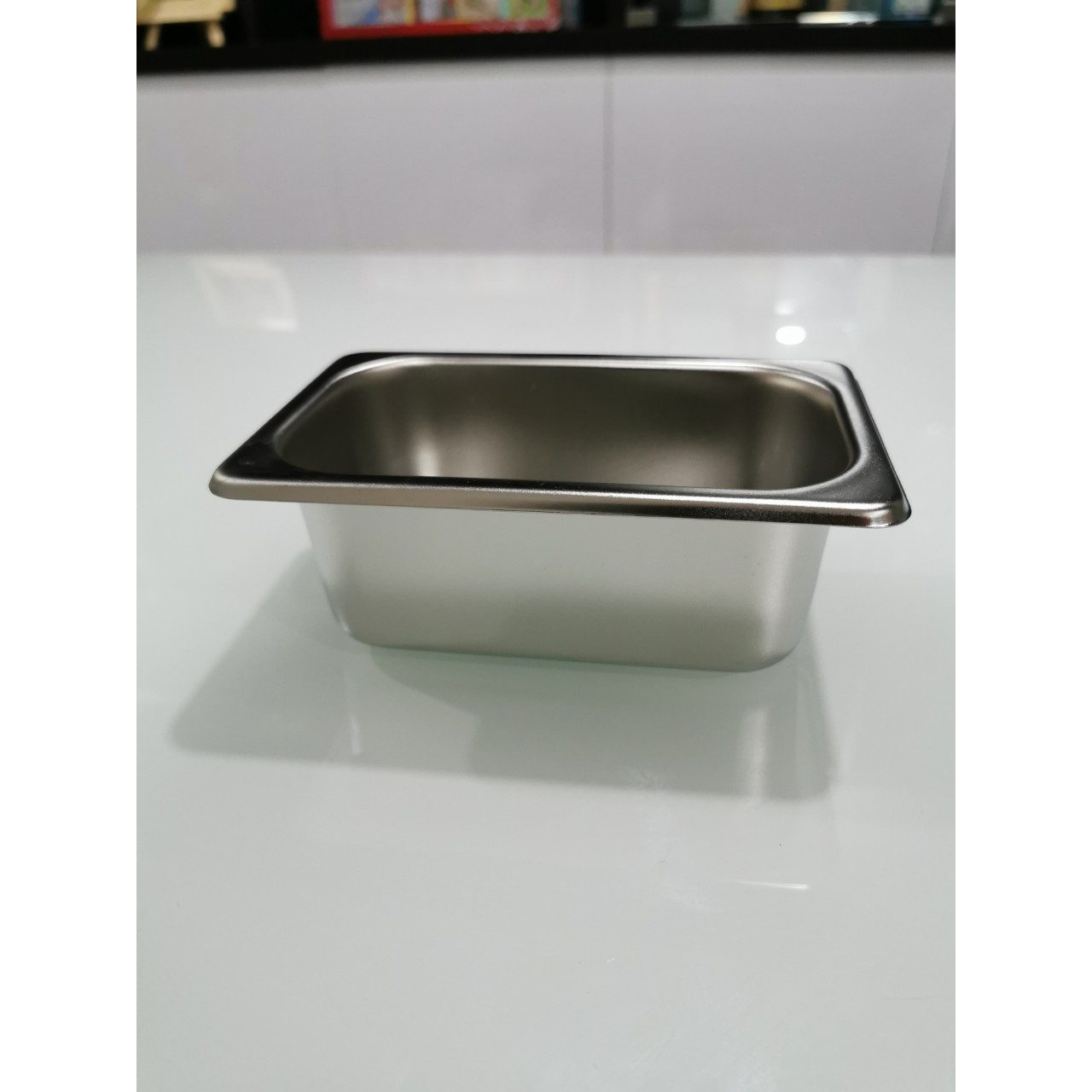 khay inox đựng topping GN 1/9