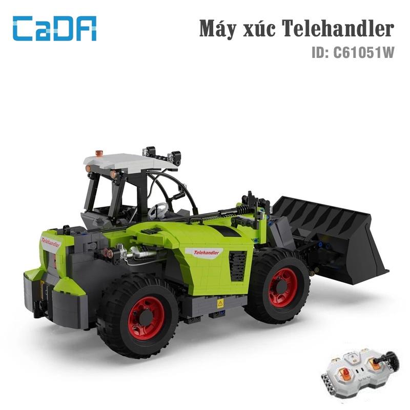 Bộ Đồ Chơi Lắp Ráp Máy Xúc Telehandler Có Điều Khiển - CADA C61051W