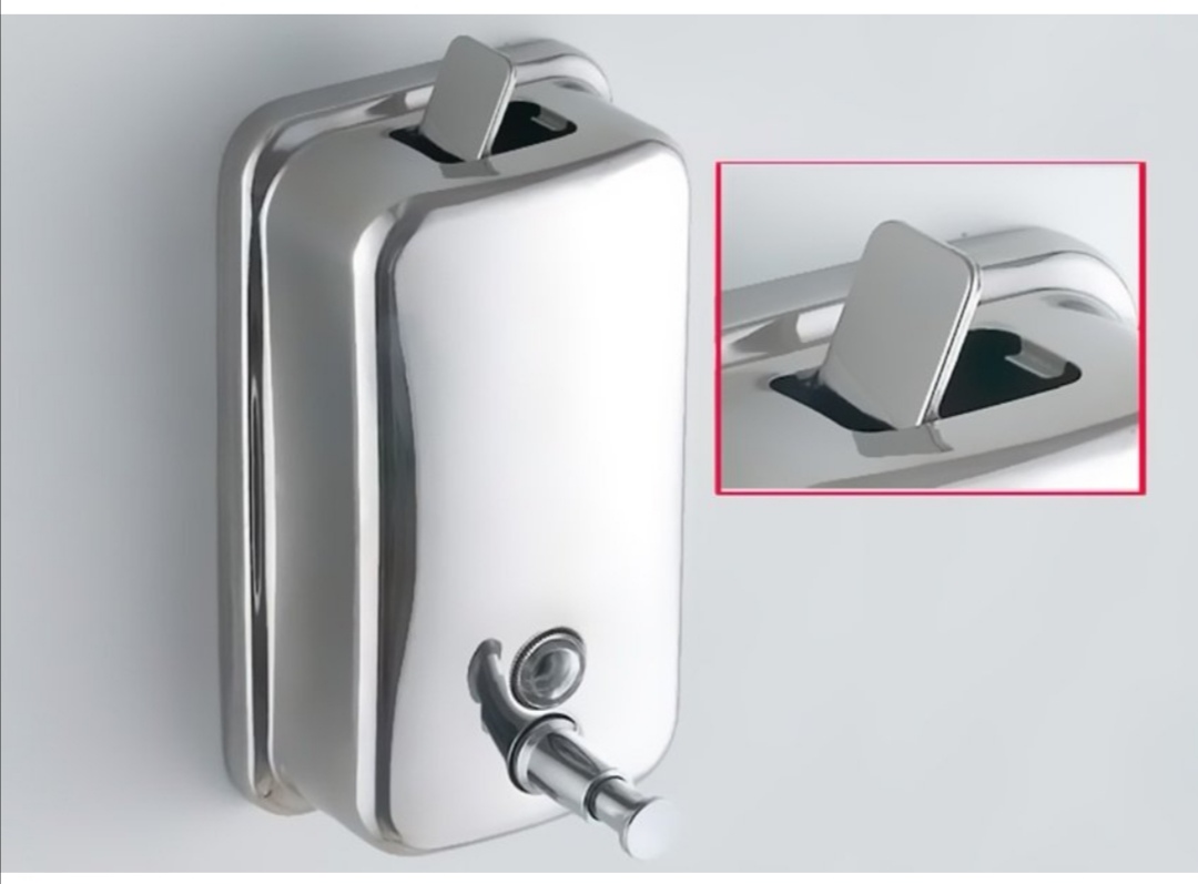 BỘ 2 HỘP ĐỰNG NƯỚC XÀ PHÒNG RỬA TAY INOX CÓ 3 DUNG TÍCH