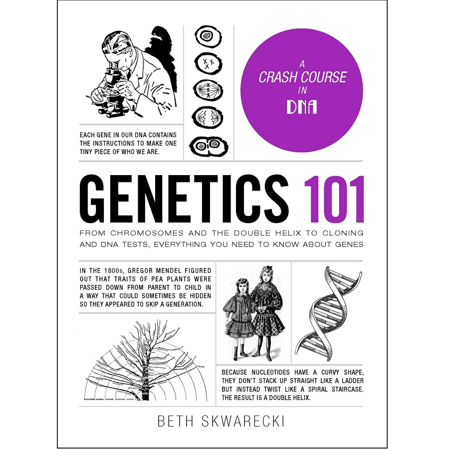 Genetics 101: From Chromosomes and the Double Helix to Cloning and DNA Tests, Everything You Need to Know about Genes (Adams 101)