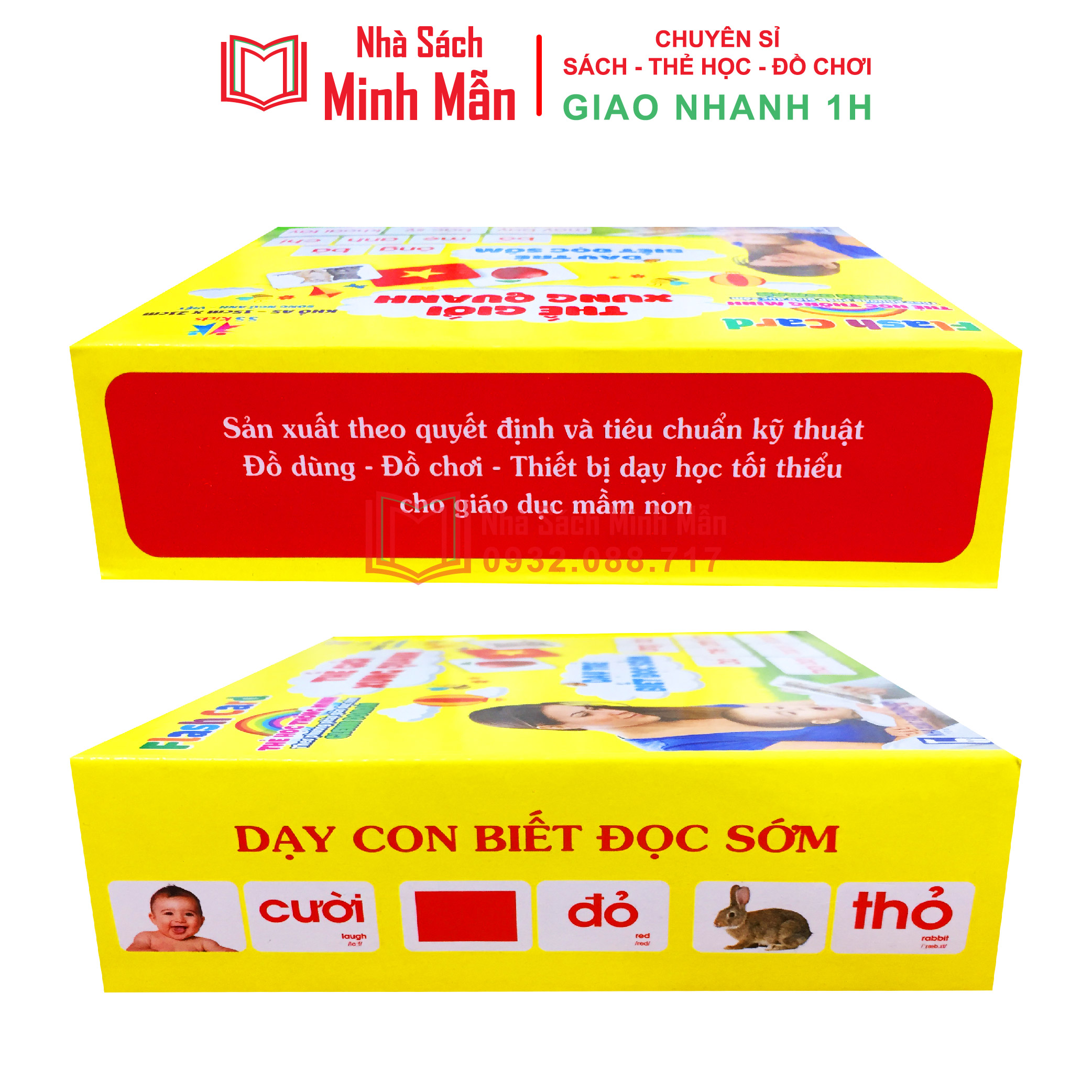 Bộ Thẻ Học Thông Minh 14 Chủ Đề loại To Song Ngữ Tiếng Anh Loại Chuẩn Glenn Doman Flashcard Cho Bé Từ 0-6 Tuổi