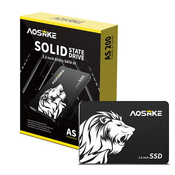 Ổ cứng SSD AOSENKE AS200 128GB Sata III 2.5 Inch Bảo hành 36 tháng - Hàng chính hãng