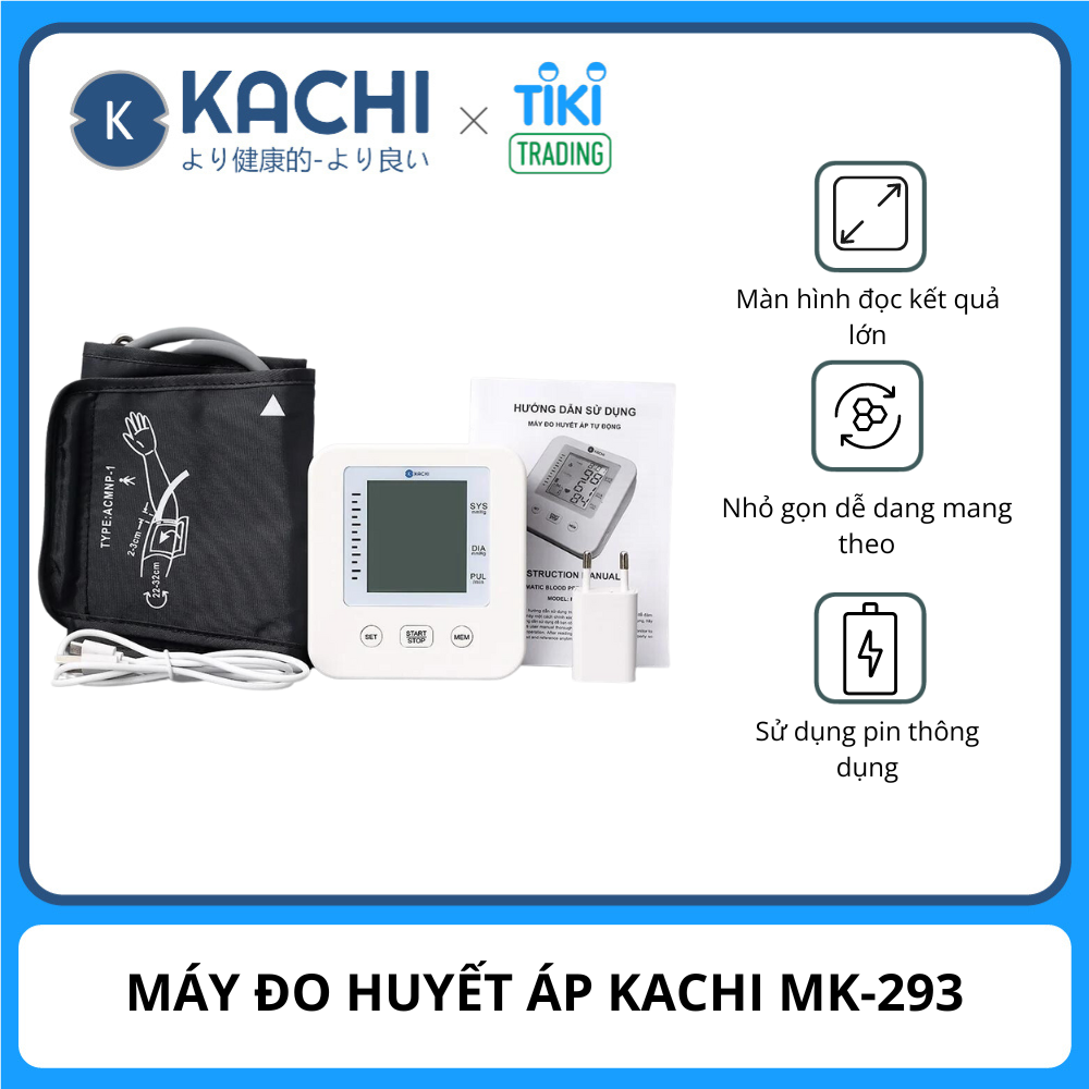 Máy đo huyết áp bắp tay Kachi MK293 - Hàng chính hãng