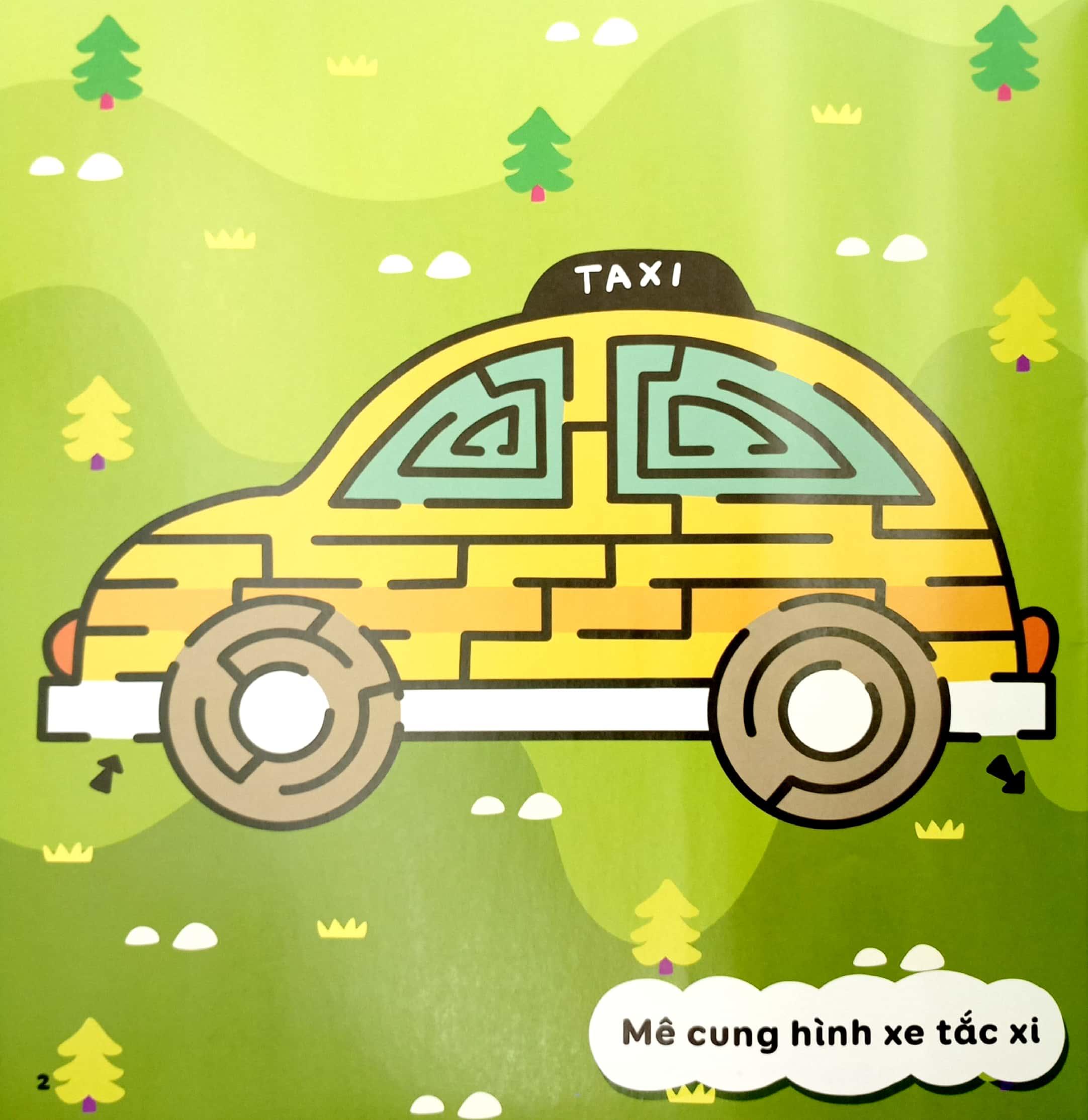 Mê Cung Thông Minh - Rèn Khả Năng Tập Trung Cho Trẻ - Phương Tiện (Từ 4-10 Tuổi)