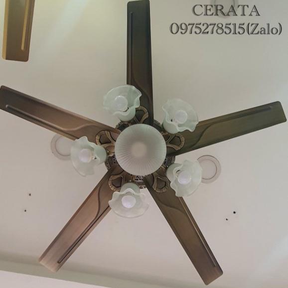 Quạt Trần Có Đèn MG-37 Promax Lõi Đồng Full 6 mức độ Gió, Lắp Cho Mọi ngôi nhà