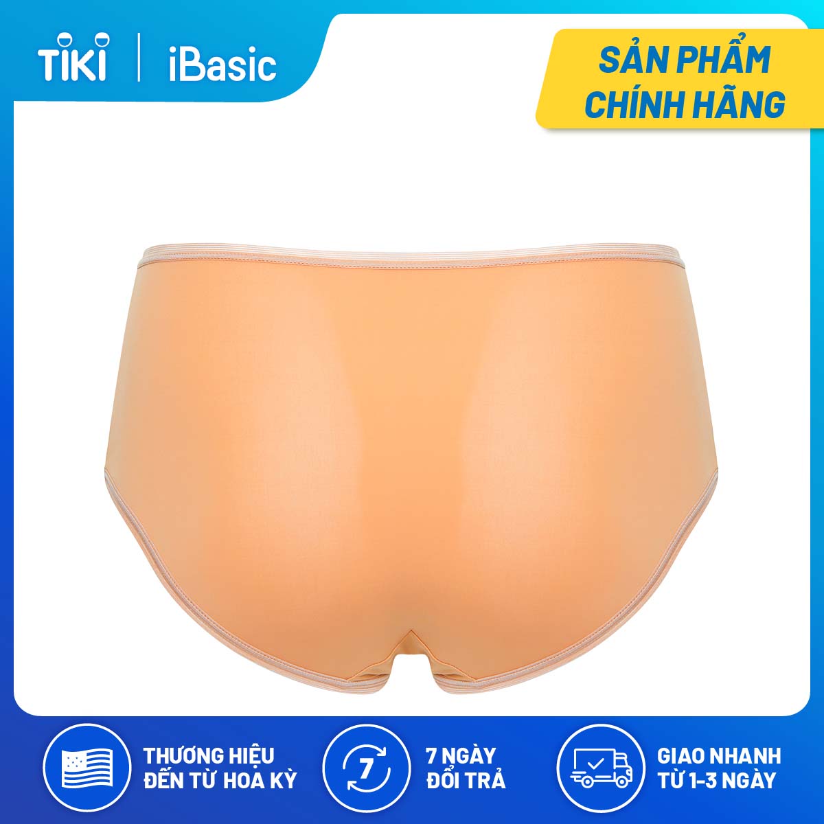 Quần lót nữ thun lạnh lưng cao trơn daily iBasic PANW146