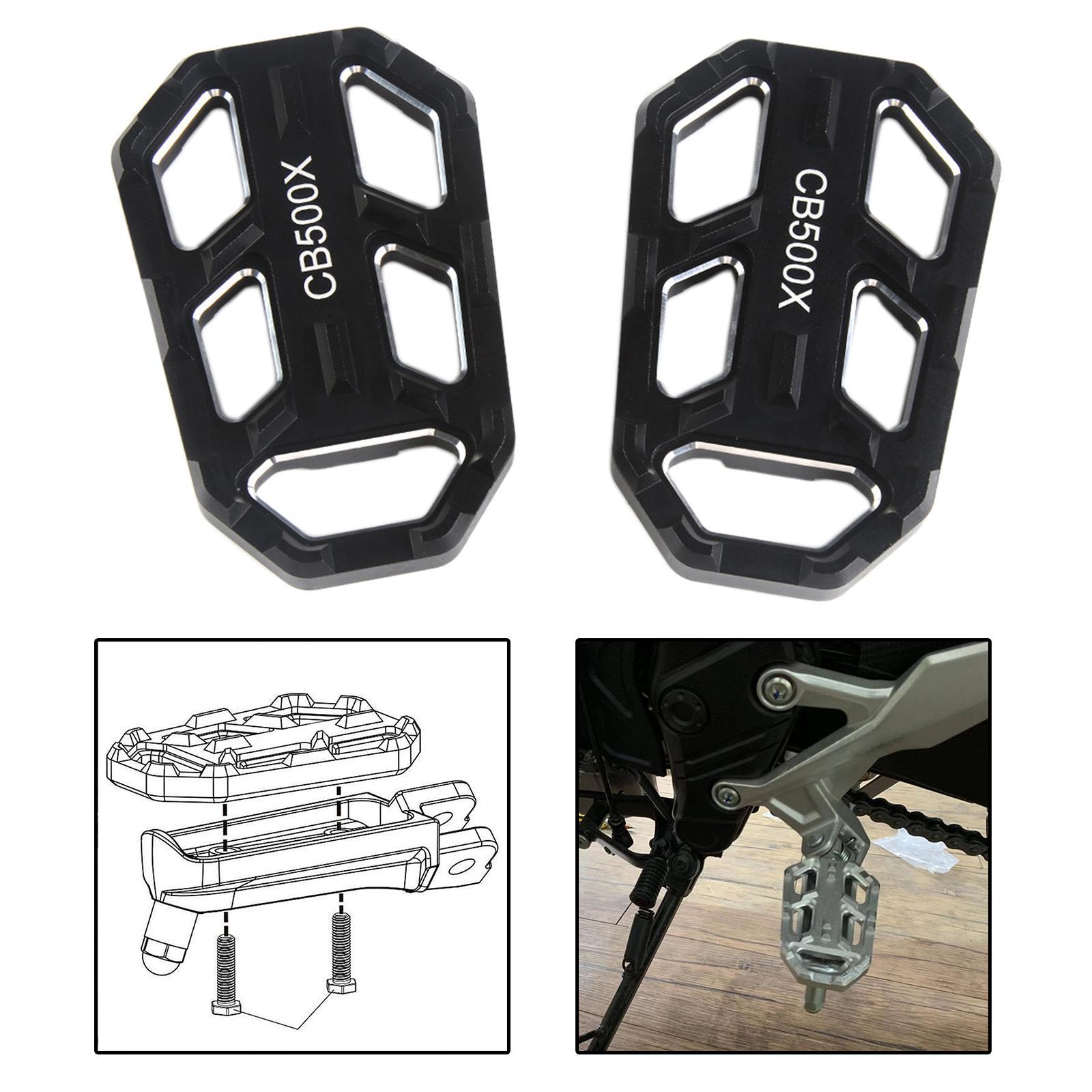 Motorcycle Pedals Rest Footrests for CB500X Accessories Black
