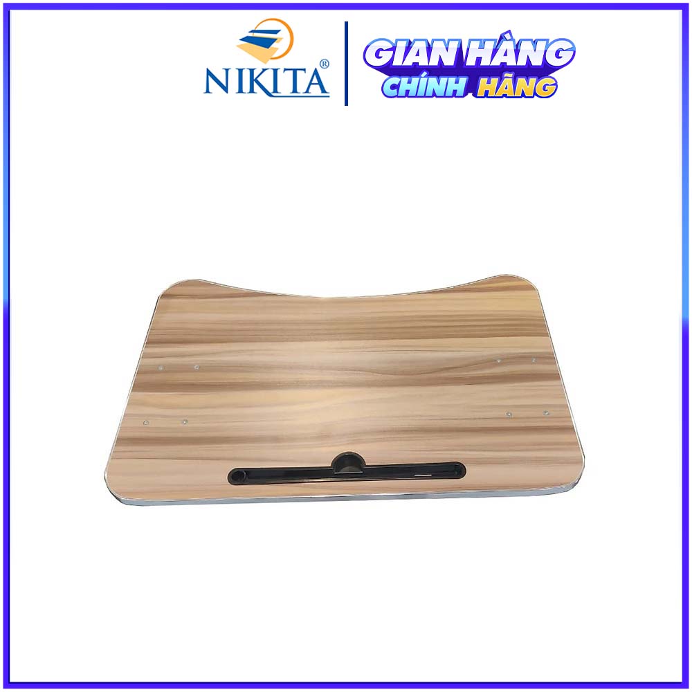 Bàn ăn dành cho xe lăn, Mặt bàn gỗ, Hệ thống bát sắt cực kì chắc chắn, Tháo tác tháo lắp đơn giãn - Hàng chính hãng NIKITA