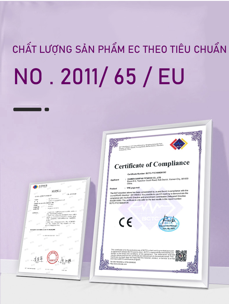 Thảm Yoga Định Tuyến TPE 1 Lớp 8mm - YOGA QG, Độ Bám Cao, Chống Trơn Trượt, Mềm Mại, Thân Thiện Với Môi Trường, An Toàn Khi Tiếp Xúc Với Da - Hàng chính hãng
