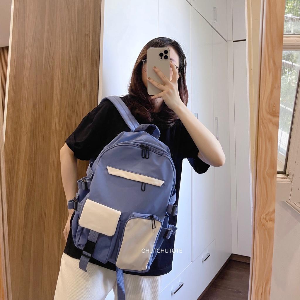 BL137/ Balo Thời Trang Hàn Quốc Đi Học Dễ Thương Tặng Kèm Sticker