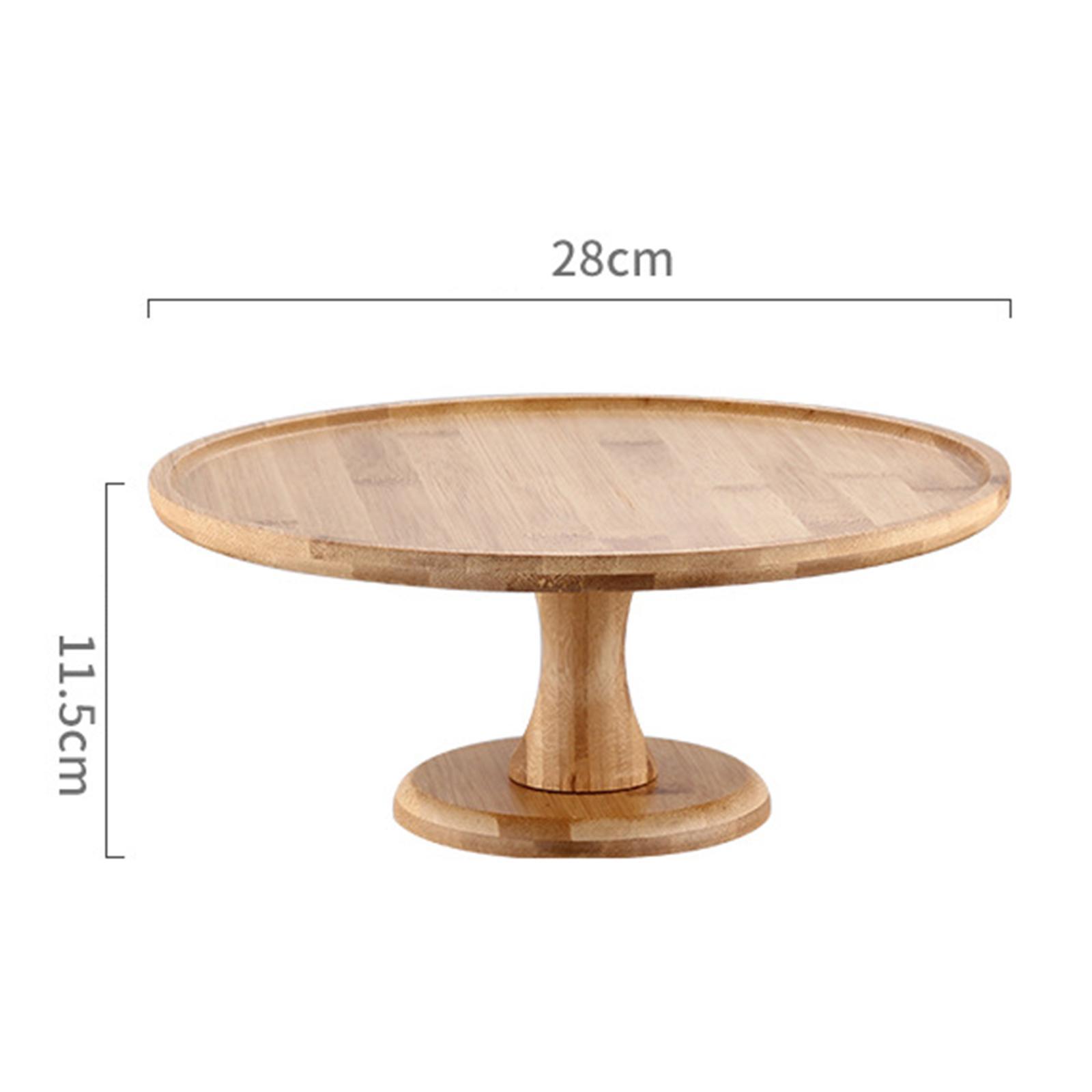 Cake Stand Round Party Wooden Tray Serving Tray for Wedding Party