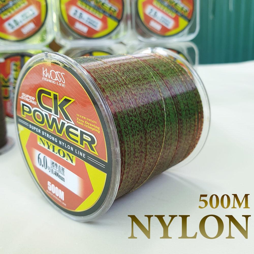 Cước câu cá tàng hình dây câu cá Nylon CK power 500m tải cá tốt dùng làm dây trục câu cá CK500