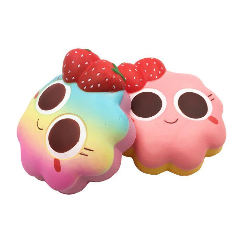 Squishy Bánh Dâu Galaxy Siêu Chậm Tăng