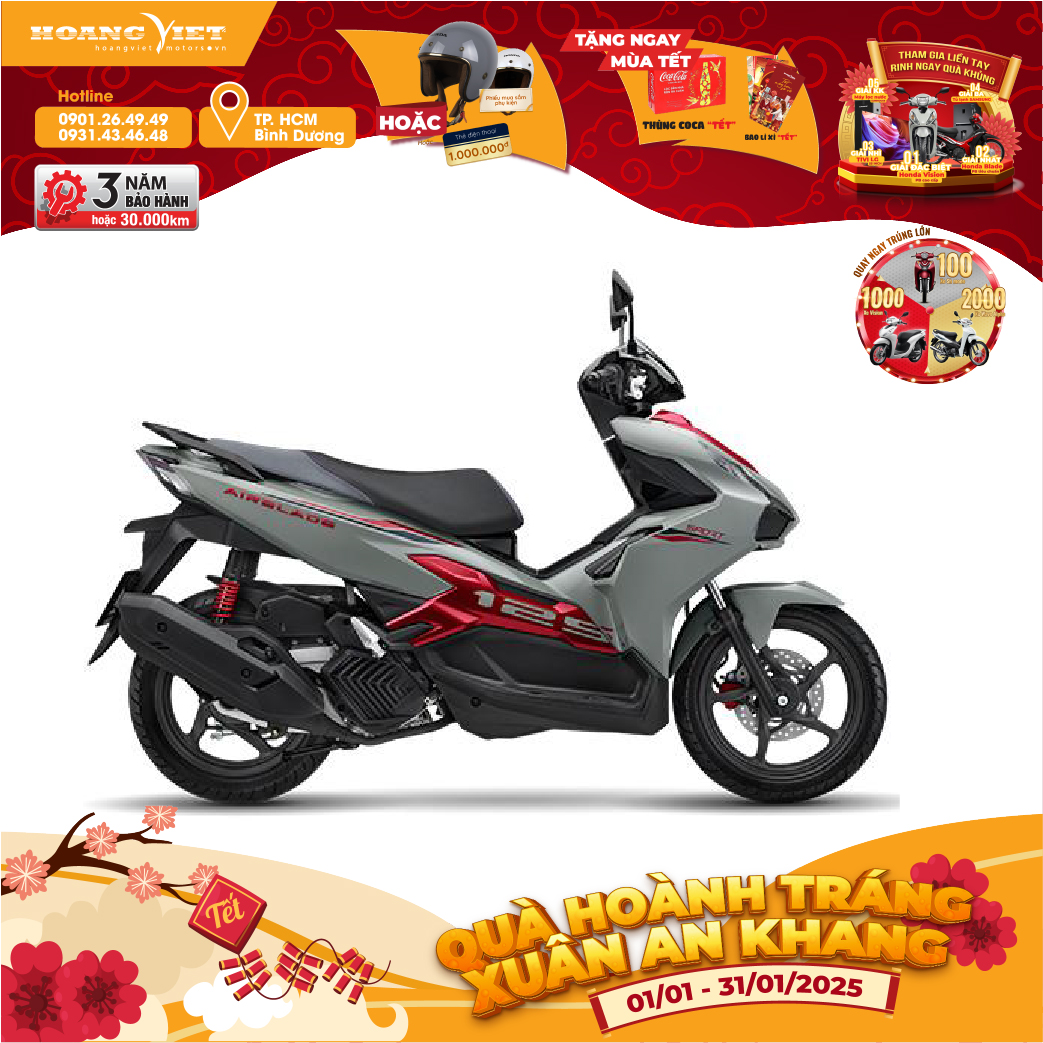 Xe máy Honda Air Blade 125cc 2025 - Phiên Bản Thể Thao