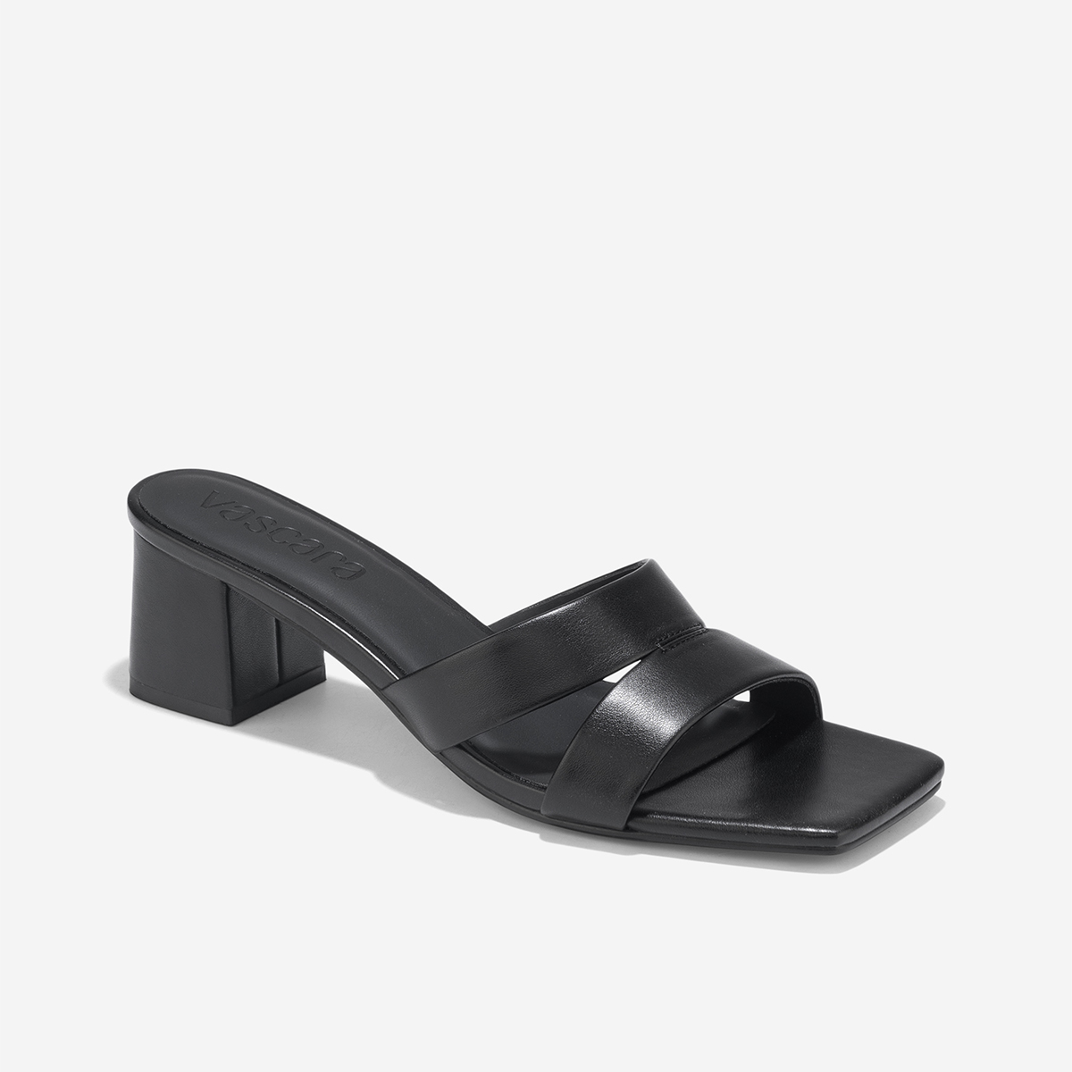 Guốc Mules Mũi Vuông Quai Cut-Out - GNN 0213