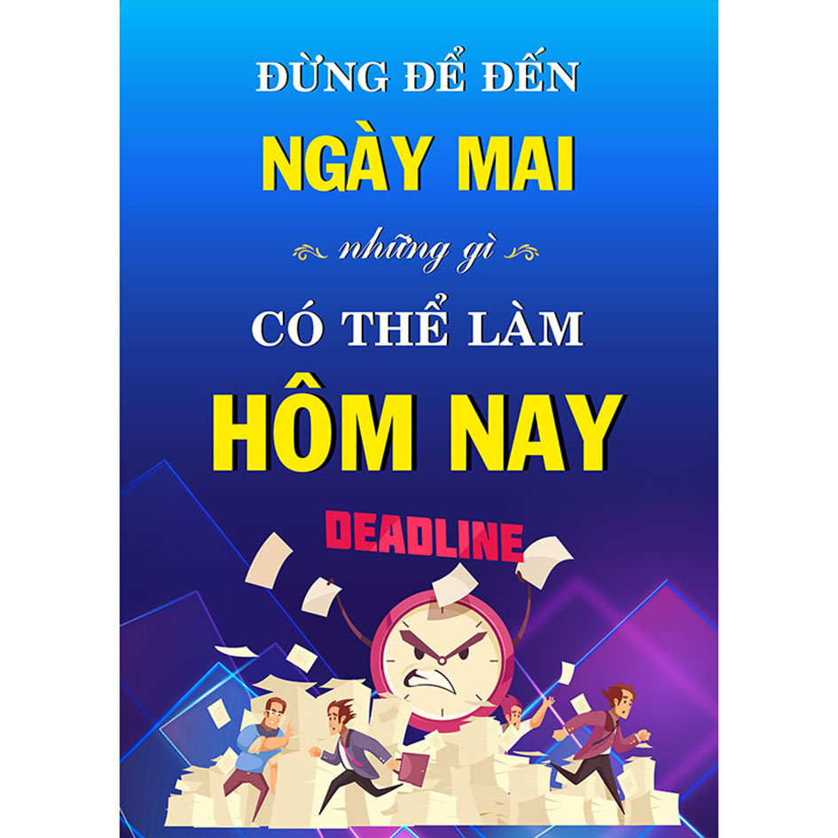 Decal trang  trí Slogan trang trí văn phòng công ty số 21