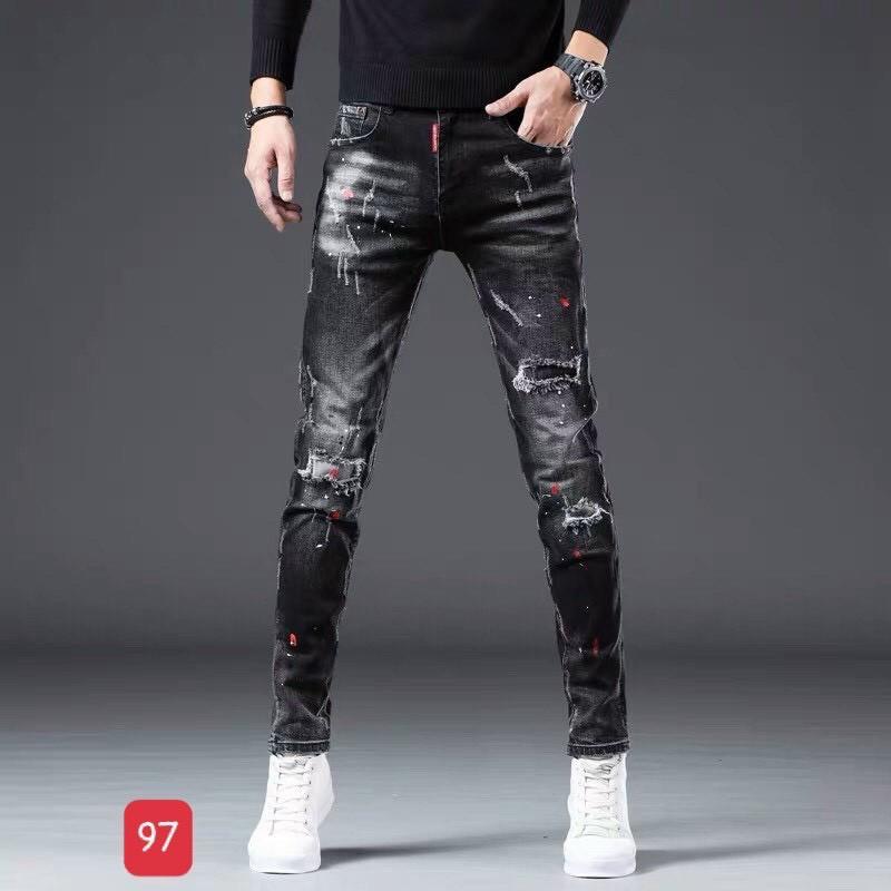 Quần jean nam - quần bò nam co dãn ôm form tôn dáng chuẩn, quần jean thời trang cao cấp nam Muradfashion mẫu NT19