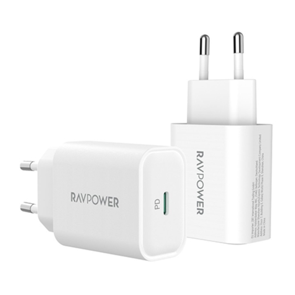 Adapter Củ Sạc Nhanh Đến 25W Type C PPS PD 3.0 QC 3.0 RAVPower RP-PC156 Dành Cho Điện Thoại Samsung, iPhone, iPad - Hàng Chính Hãng