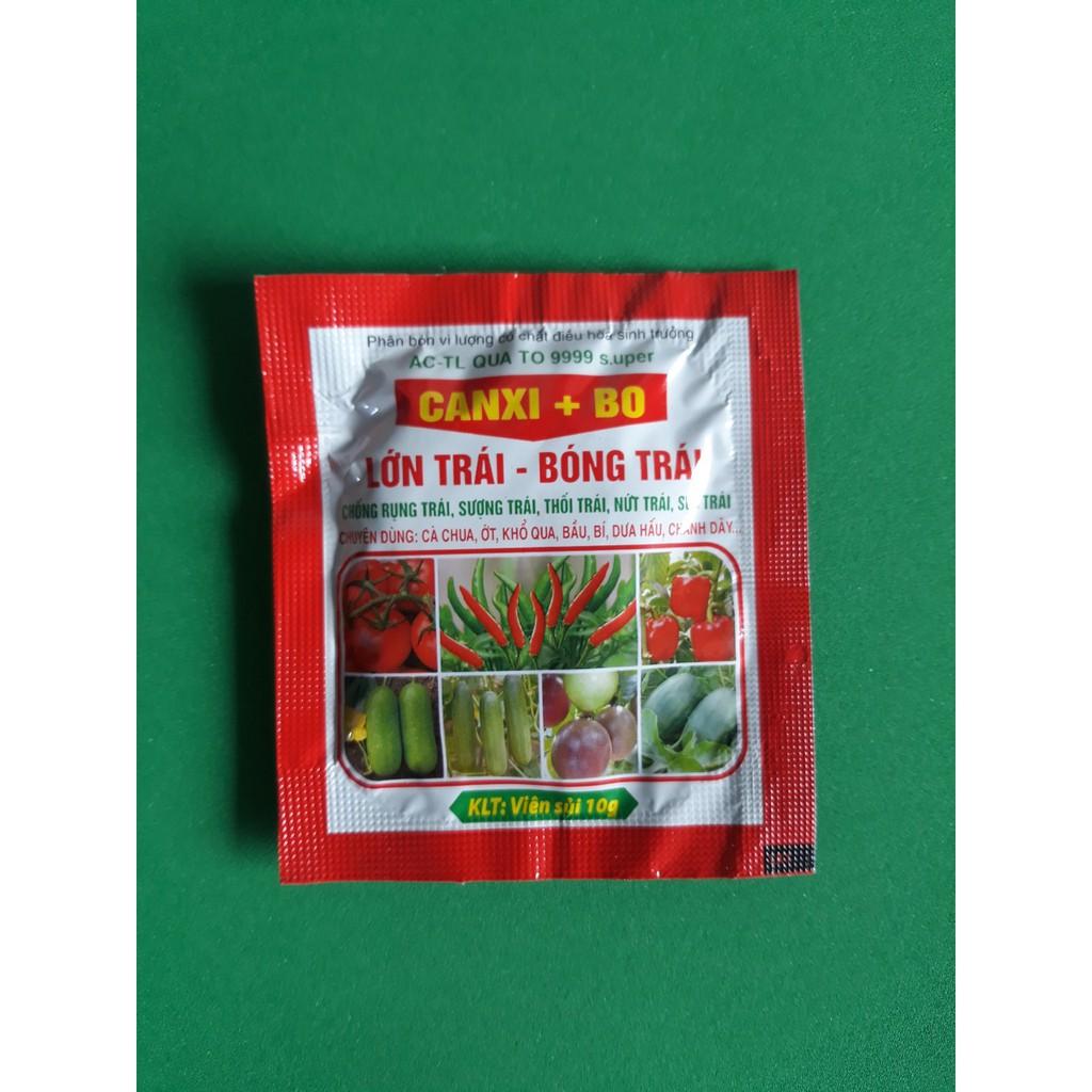 Phân bón Canxi-Bo viên sủi 10g Lớn Trái Bóng Trái Chống Rụng Trái
