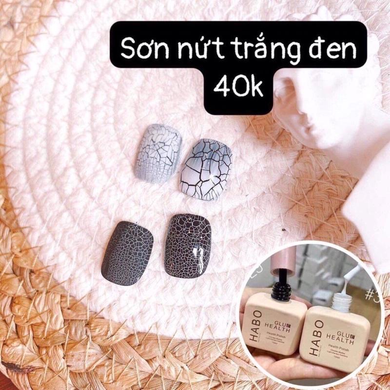 Sơn nứt trắng đen