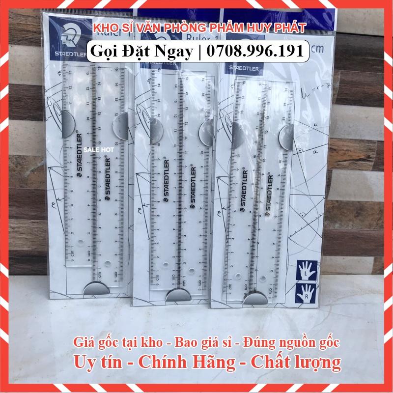 Bộ 2 Thước kẻ 15cm cao cấp STARER trong suốt