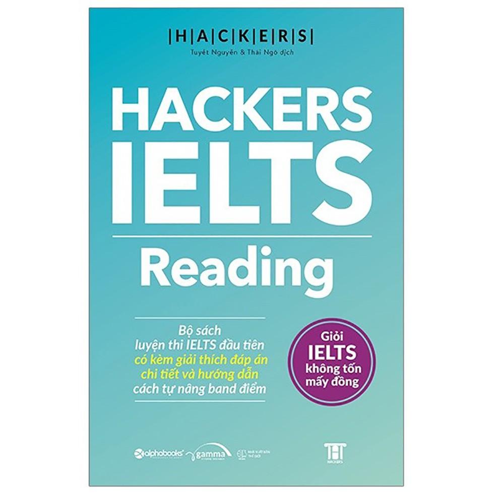 Combo/Lẻ Hackers IELTS: Listening + Reading + Speaking + Writing