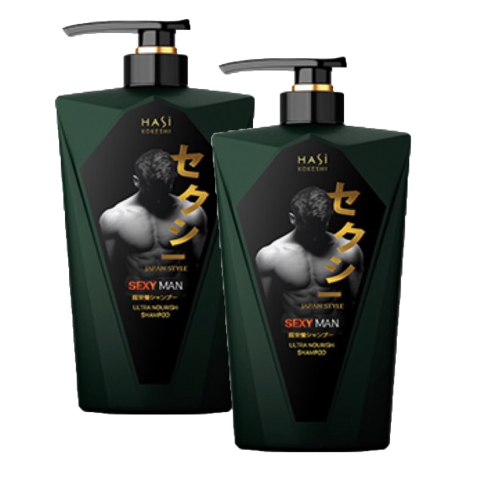 Dầu gội nước hoa nam Hasi Kokeshi sạch mát &amp; nam tính - Ultra Nourish Shampoo