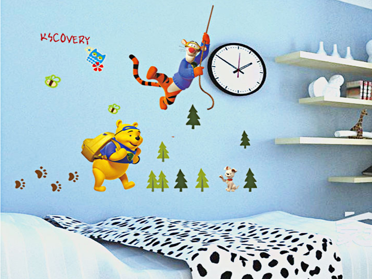 DECAL POOH ĐU DÂY