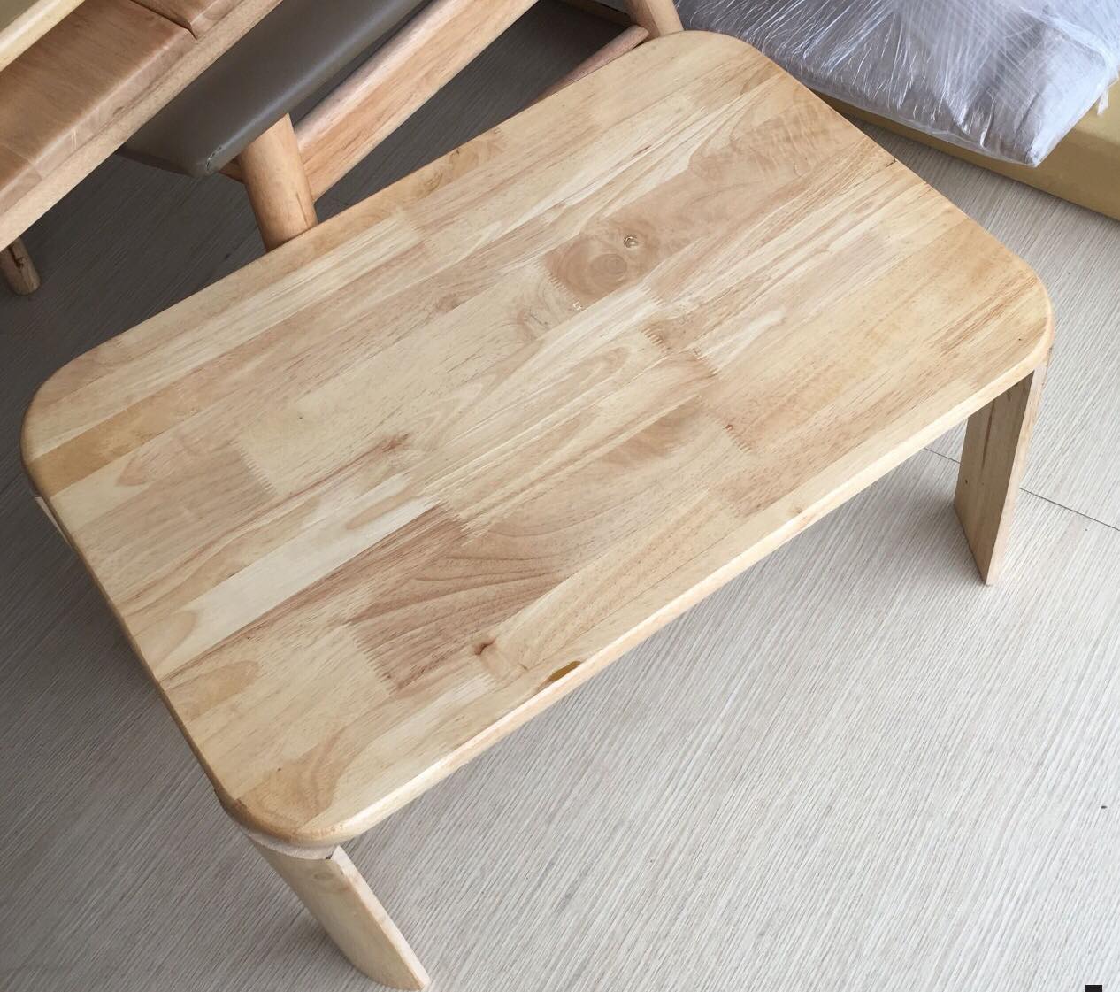 Bàn Gấp Gọn Gỗ Cao Su 50cm x 70cm