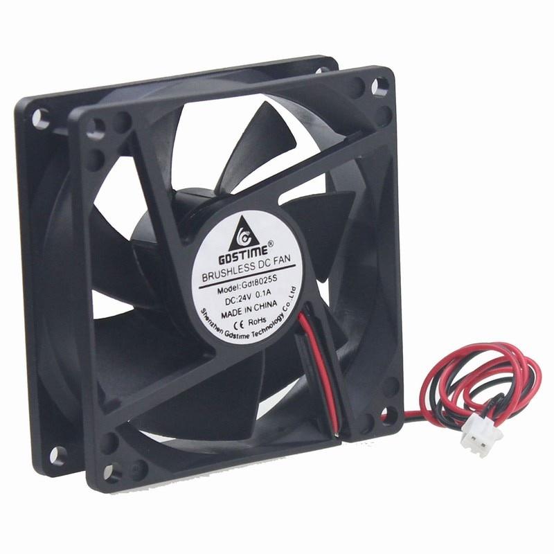 1 Pieces Gdstime 80x80x11mm DC 14V Brushless Motor Cooler PC CPU VGA Cooling Fan 8cm 80mm x 11mm 8011
