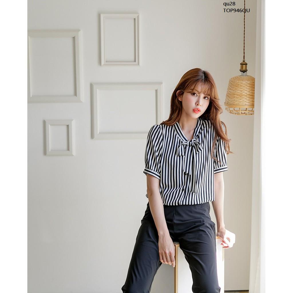 TOP855 ÁO KIỂU NỮ KẺ SỌC