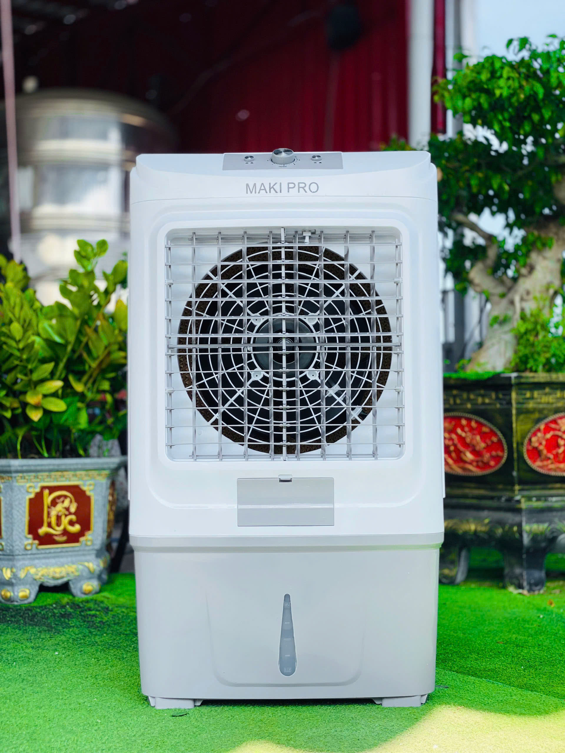 Quạt Điều Hòa Hơi Nước Công Nghiệp QF90 Dung Tích 90Lít Công suất 1500W 4 Bánh Xe Di Chuyển Diện Tích Làm Mát Đến 150M2 Dùng Cho Công Nghiệp Diện Tích Lớn Đám Tiệc Sự Kiện Ngoài Trời hàng nhập khẩu