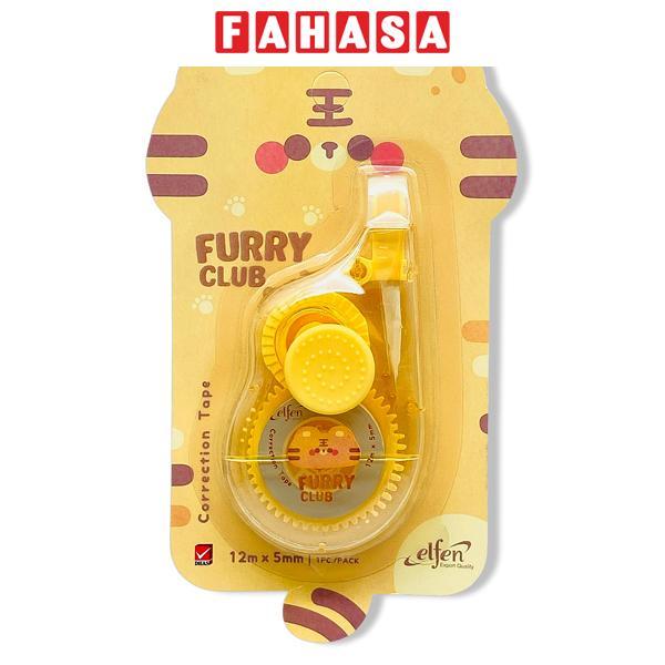 Xóa Kéo Furry Club - 5mm x 12m - Elfen - Mèo Vàng
