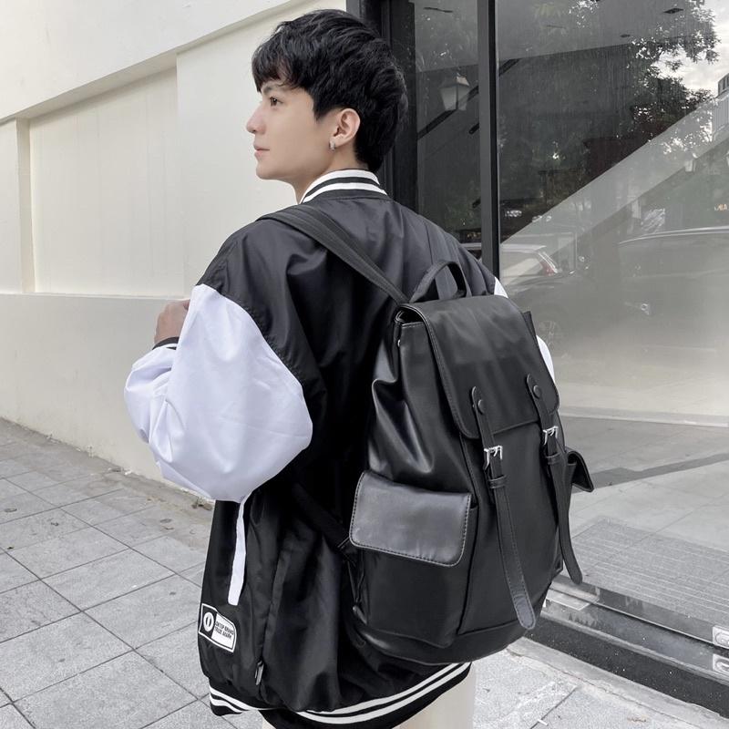 Balo da đứng form như hình chất da PU dày dặn, cứng cáp, chống thấm nước-Voyagers Backpack,novstore