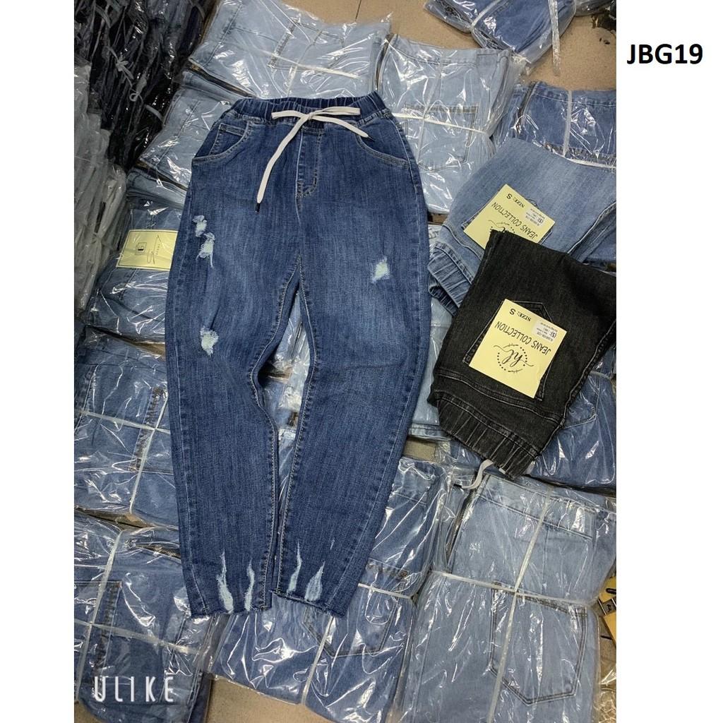 Quần jean baggy lưng thun co giãn JBG18