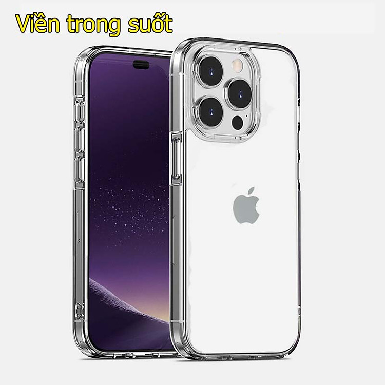 Ốp lưng dành cho iPhone 14promax / 14 pro / 14 plus / 14 trong suốt chống sốc - hàng chính hãng