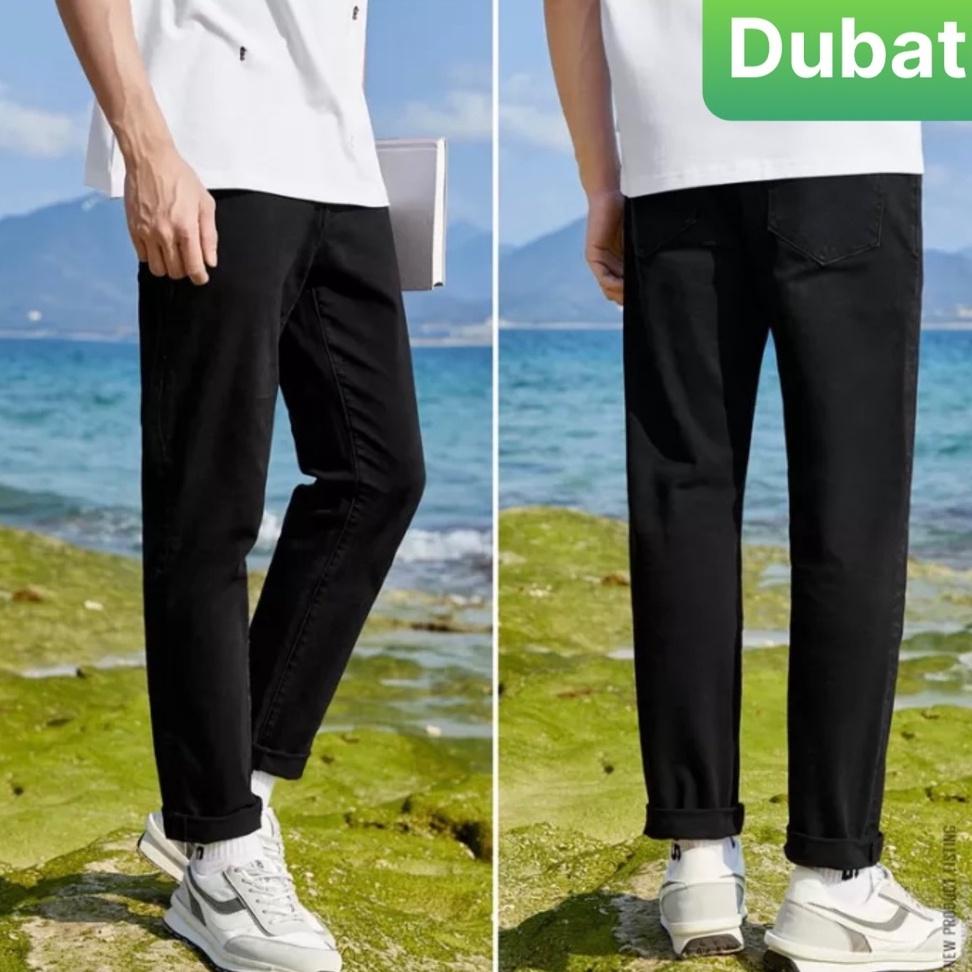 Quần Jeans nam chất bò denim dáng ôm kiểu co giãn thời trang hàn quốc hot trend vip- DUBATI FASHION