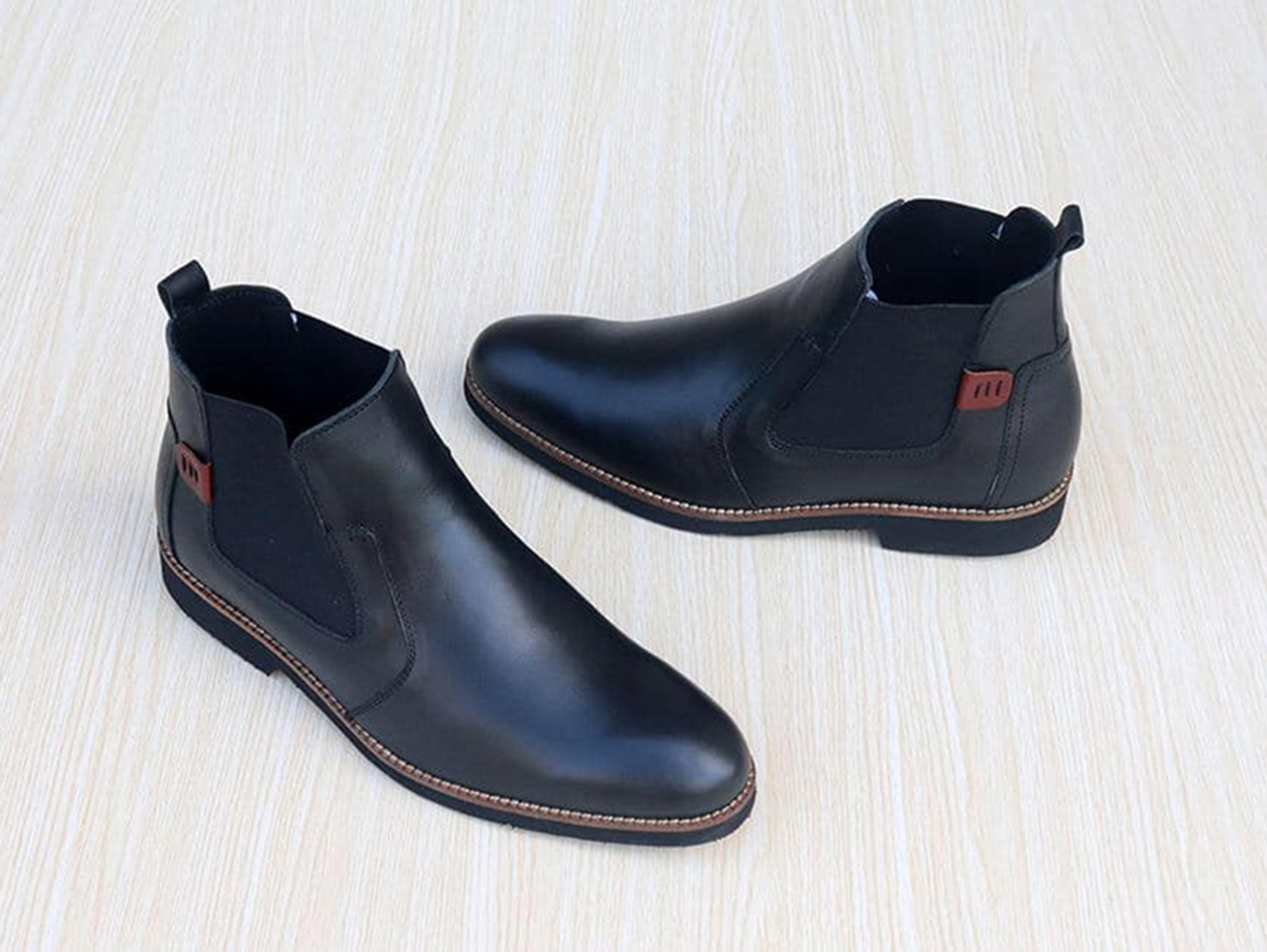 GIÀY TĂNG CHIỀU CAO - GIÀY CAO DÀNH CHO NAM GIỚI T&amp;TRA S1077 BOOTS - CAO 7CM GIÀY ĐỘN NAM CAO VƯỢT TRỘI