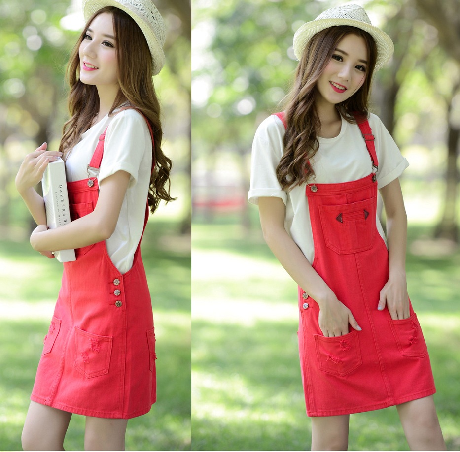 Váy yếm jean ngắn VYN01 C124
