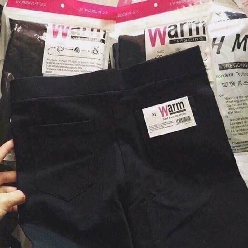 Quần LEGING WARM HANA xuất Nhật chuẩn loại 1 túi zip