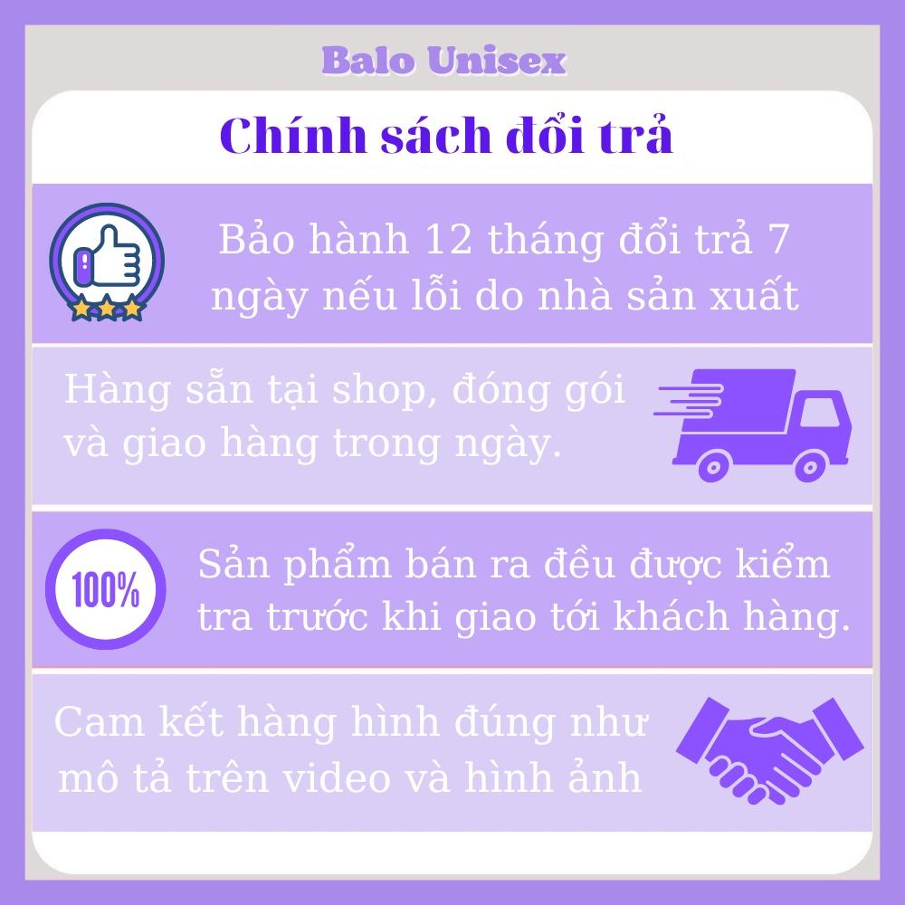 Balo Ulzzang Hàn Quốc nam nữ chống nước, balo đi học Ulzzang 604ULZ