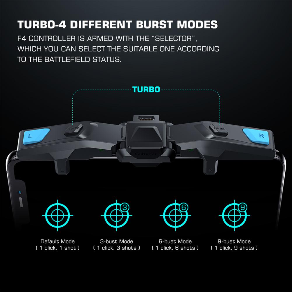 Gamesir F4 Mobile Gaming Controller Handle Eat Chicken Game Button Gamepad Joystick For Ios Android