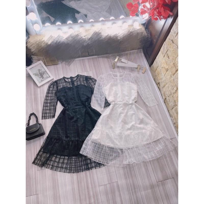 Đầm lưới tay lỡ