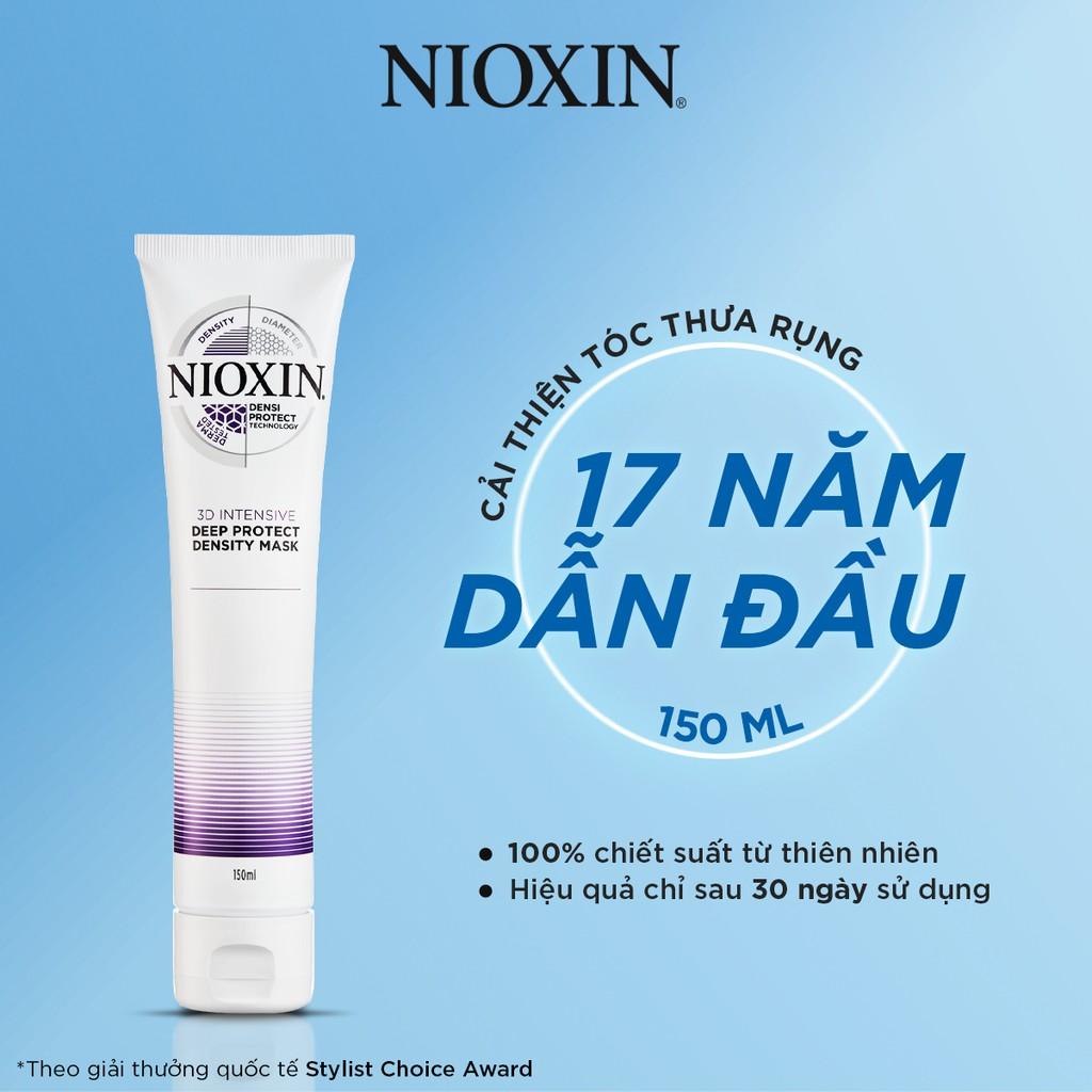 Dầu Hấp Tóc Nioxin 3D Bảo Vệ Tóc Và Da Đầu, Giúp Tóc Vào Nếp Mềm Mượt Intensive Deep Protect Density Mask 150ml/500ml