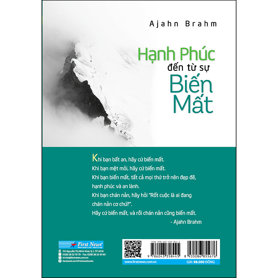 Hạnh Phúc Đến Từ Sự Biến Mất (Tái Bản)